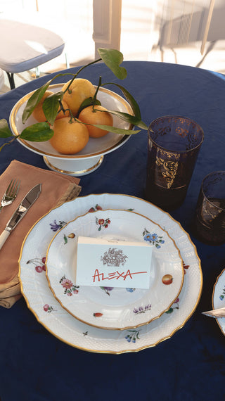 Floral Basket Place Card