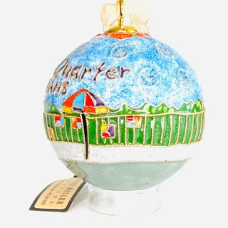 French Quarter Daytime Cloisonne Ornament