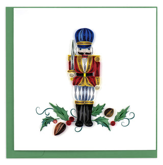 Nutcracker Quilled Christmas Card