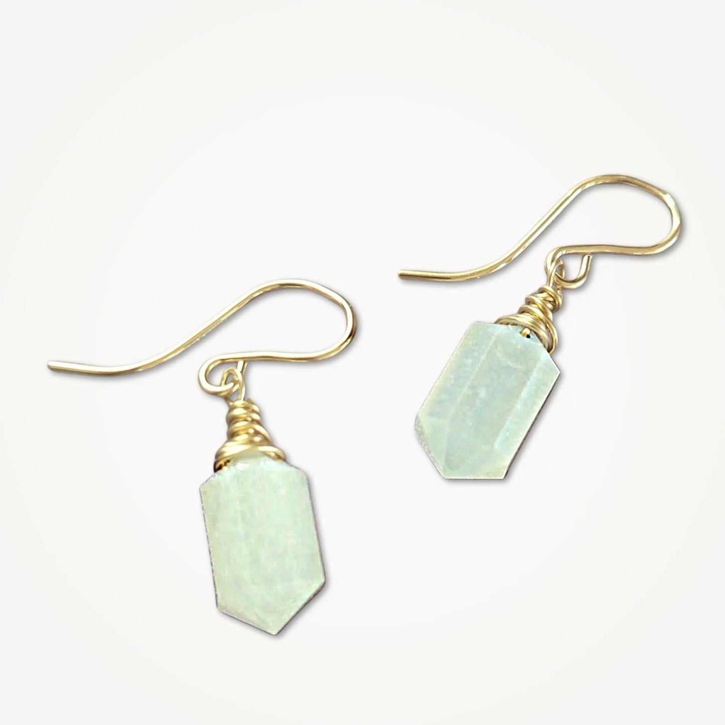 Hexa Crystal Moonstone Earring by Beatrixbell