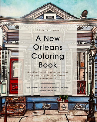 New Orleans Coloring Book by Jessica Weems