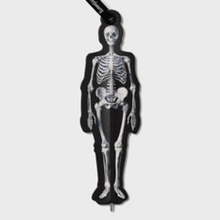 Eclectionery Flat Bookmark Pens - Skeleton