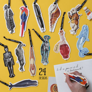 Eclectionery Flat Bookmark Pens-assorted