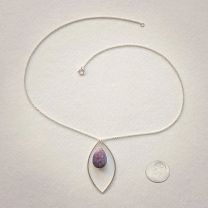 Marquise Necklace - Lilac