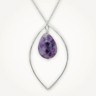 Marquise Necklace - Lilac