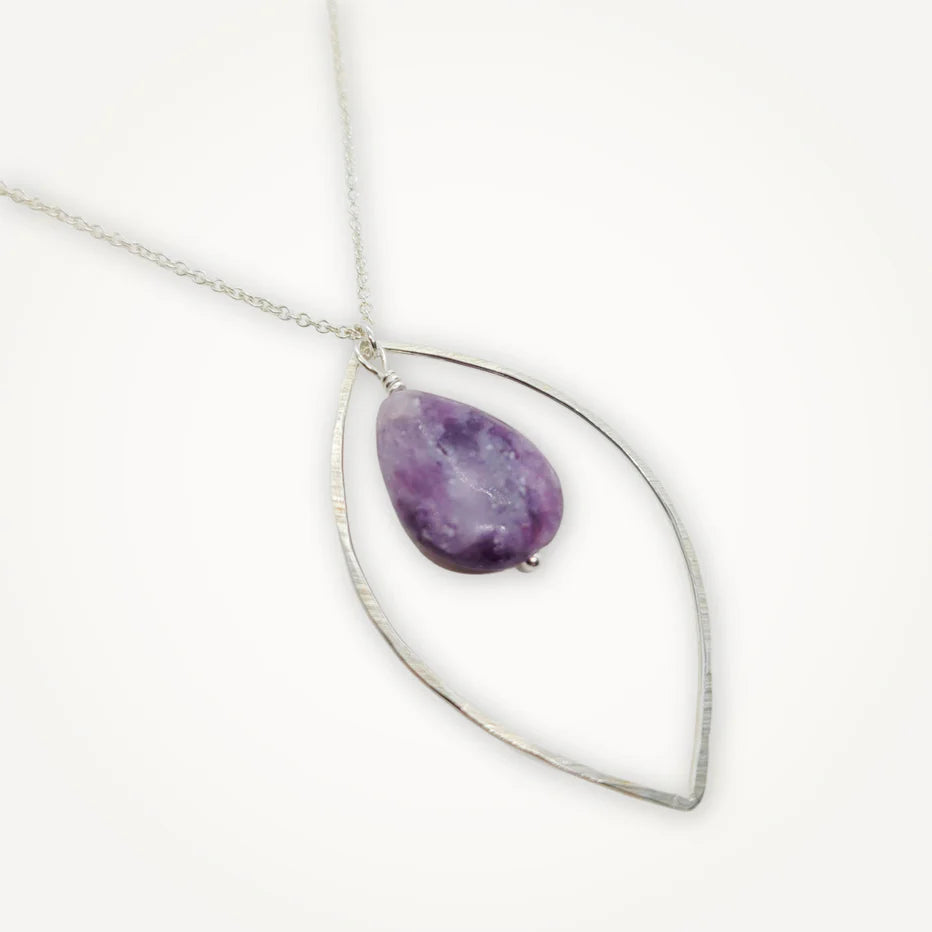 Marquise Necklace - Lilac