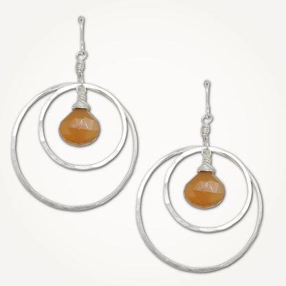 Orbit Earrings - Honey Drop