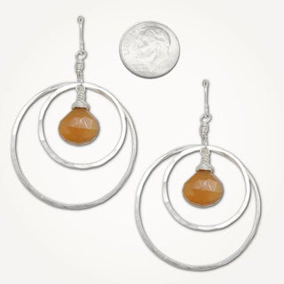 Orbit Earrings - Honey Drop