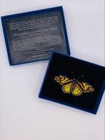 Meandering Monarch Butterfly Brooch Pin