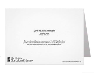 Twelfth Night Revelers Note Card