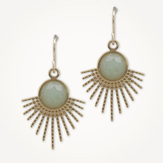 Radiant Relic Earrings - Jade / Green