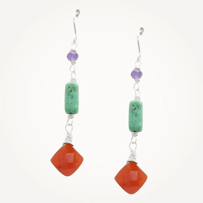 Tertiary Gemstone Earrings