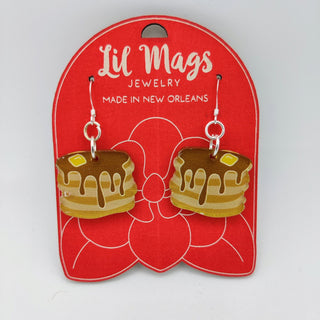 Lil Mags Pancakes Acrylic Earrings