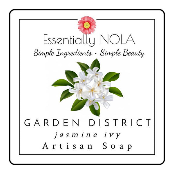 Garden District - Coconut Milk Soap - Jasmine Ivy
