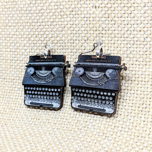 Iamsonotcool - Typewriter Earrings