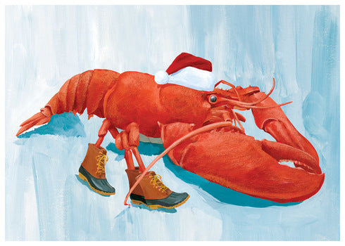 LOBSTER HOLIDAY (SINGLE NOTECARD)