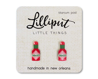 TABASCO® Hot Sauce Earrings-Lilliput Little Things