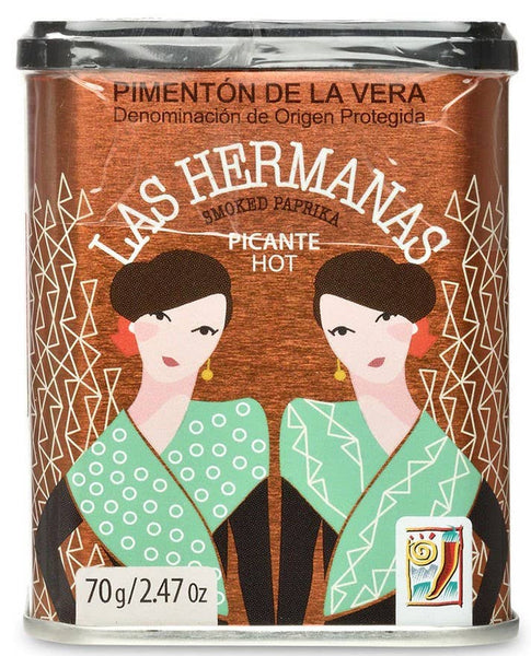 Golden West Specialty Foods - Las Hermanas Pimentón de La Vera DOP - Hot Paprika - 9/70g
