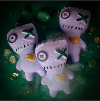 Voodoo Doll Mardi Gras Bath Bomb Hand Painted - Crescent City Swoon Bath Bomb Studio
