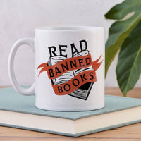 Mug - Read Banned Books Motif