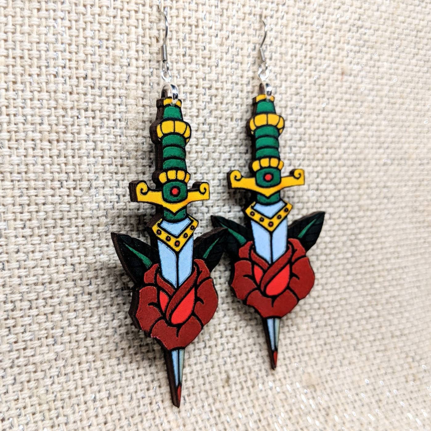 Dagger Earrings