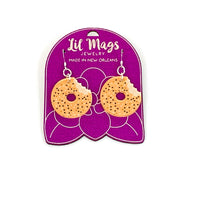 Lil Mags Bagel Acrylic Earrings
