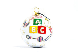 BABY'S FIRST CHRISTMAS ICONS CLOISONNE ORNAMENT