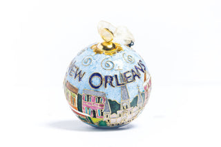 NOLA CITYSCAPE SKY CLOISONNE ORNAMENT