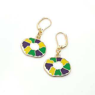 KING CAKE EARRINGS