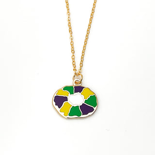 KING CAKE NECKLACE