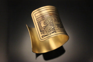 LAKE PONTCHARTRAIN WEST END CUFF BRASS