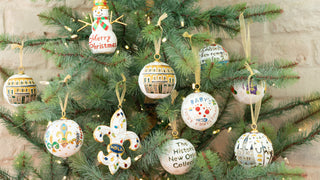MERRY CHRISTMAS SNOWMAN CLOISONNE ORNAMENT