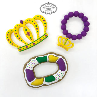 NEW ORLEANS THEME SILICONE TEETHERS