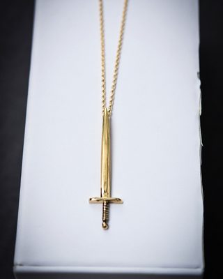 SWORD PENDANT (14k VERMEIL)