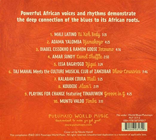 AFRICAN BLUES CD PUTUMAYO