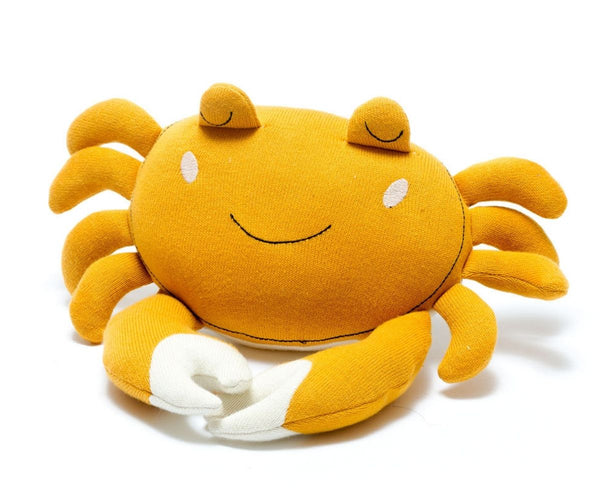 CHARLIE THE CRAB KNITTED ORGANIC COTTON