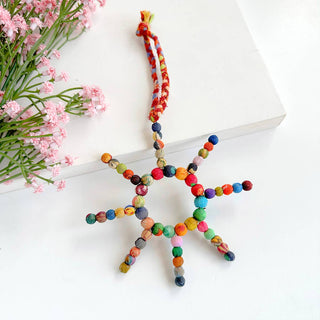 Kantha Sun Hanging Decor