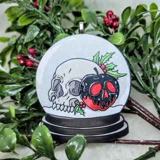 Creepy Christmas Ornament Snow Globe