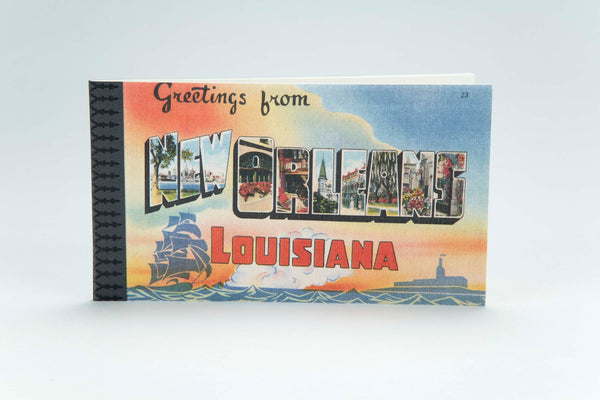 GREETINGS FROM NEW ORLEANS POSTCARD NOTEBOOK