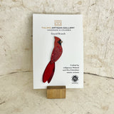 CARDINAL BROOCH