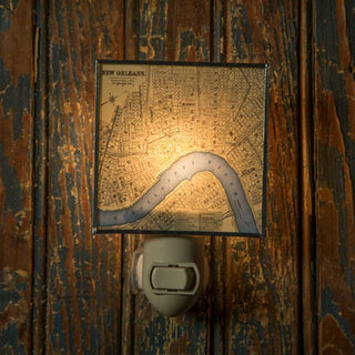 New Orleans Map | Night Light
