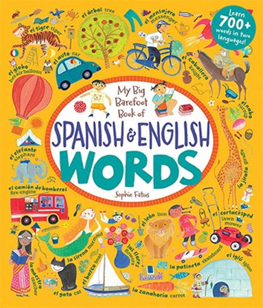 BAREFOOT SPANISH & ENGLISH WORDS