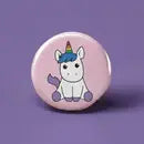 UNICORN PINBACK BUTTON 1”